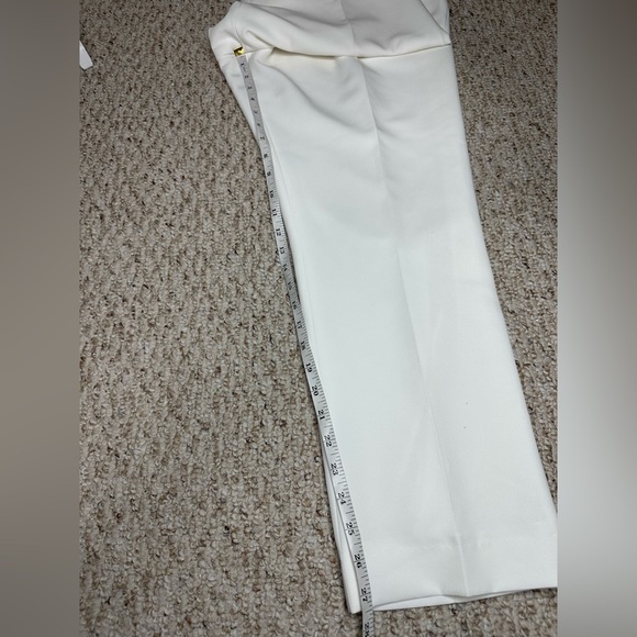 ANTONIO MELANI Crisp White Women's Trousers size 14 - Picture 6 of 6